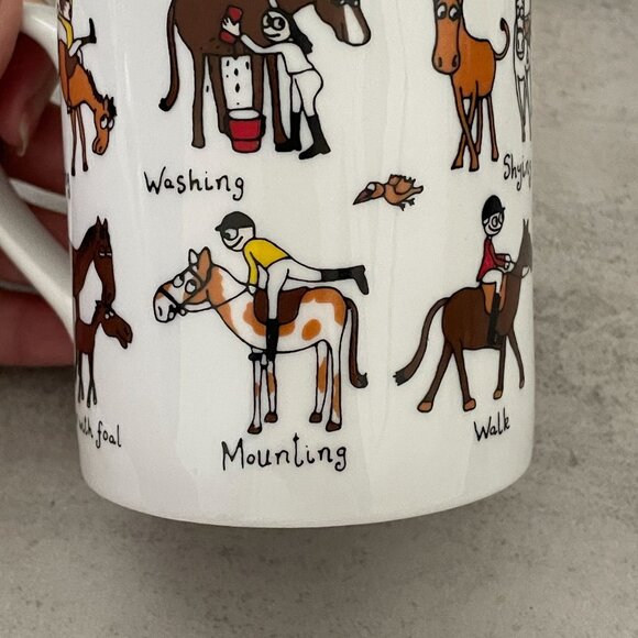 Tyrrell Katz for McLaggan Smith Scotland Equestrian Horse Pony Graphic Mug 10oz - Picture 6 of 9